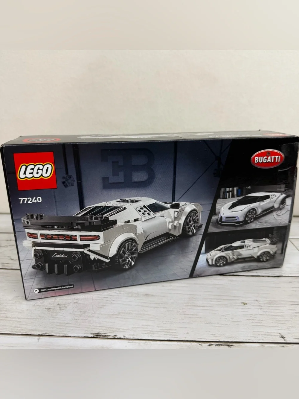 Lego Speed Champions Bugatti Centodieci 77240 291 Pieces - White Model Kit